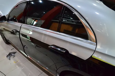 대전카스킨 + 오렌지카케어 + 오렌지카스킨 + 전체랩핑 + 벤츠S580+Mercedes-Benz S580+듀오톤+3m 1080-G120 Gloss White Aluminum / 대전 유성구 원신흥동