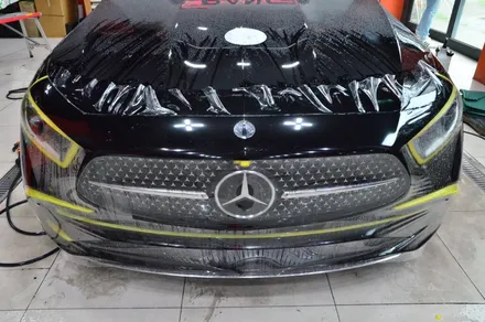 대전카스킨 + 오렌지카케어 + 오렌지카스킨 + 전체랩핑 + 전체PPF + Mercedes-Benz + KEEP GAURD PPF + CLS450 / 대전 유성구 원신흥동