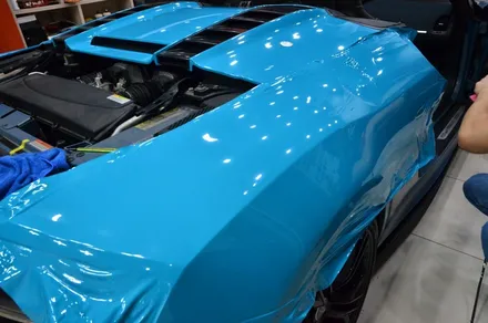 대전카스킨 + 오렌지카스킨 + 전체랩핑 + 전체PPF + AUDI + R8 GT 스파이더 + MIAMI BlLUE + 마이에미블루 + AX Film + 고광택 / 대전 유성구 원신흥동