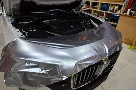 대전카스킨 + 오렌지카스킨 + 대전랩핑 + 세종랩핑 + 전체랩핑 + BMW + BMW 740i + 듀오톤 + AX Film + 플로렛실버(FLORETT SILVER) / 대전 유성구 원신흥동