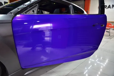 대전 카스킨+오렌지 카스킨+현대 벨로스터-터보+3M GP258 Gloss Plum+전체시공 / 대전 유성구 원신흥동