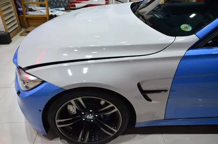 대전 카스킨+오렌지 카스킨+BMW F80 M3+전체랩핑+3M G31 storm gray / 대전 유성구 원신흥동