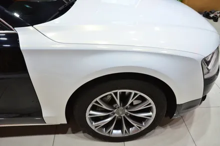 대전 카스킨+오렌지 카스킨+아우디A8L+전체랩핑+3M 1080 GP240 Gloss White Gold Sparkle+글로스 화이트 골드 스파클 / 대전 유성구 원신흥동