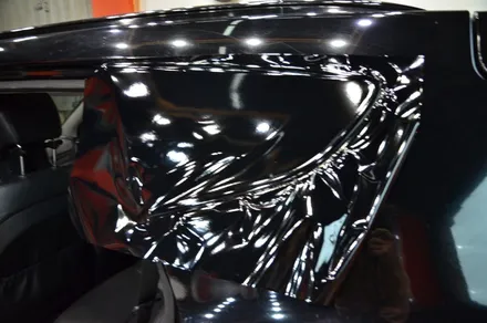 대전 카스킨+오렌지 카스킨+산타페 DM+부분랩핑+3M1080-S12 Satin Black+사틴블랙 / 대전 유성구 원신흥동
