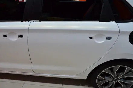 대전 카스킨+오렌지 카스킨+현대 i30+전체랩핑+Satin White Aluminum+새틴 화이트 알루미늄 / 대전 유성구 원신흥동
