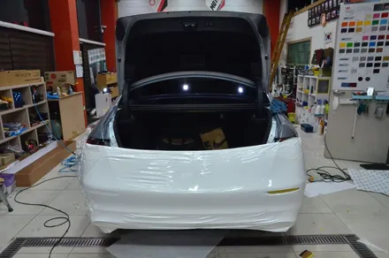 대전카스킨 + 오렌지카케어 + 오렌지카스킨 + 전체랩핑 + 벤츠S580 + Mercedes-Benz S580 +3M + Gloss White + 글로스화이트 / 대전 유성구 원신흥동