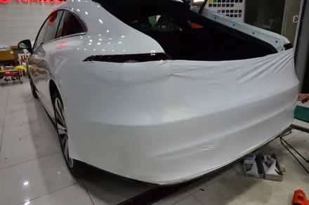 대전카스킨 + 오렌지카스킨 + 대전랩핑 + 세종랩핑 + 전체랩핑+ 전체PPF + Mercedes-Benz EQS +3M-2080-SP240 satin frozen vanilla / 대전 유성구 원신흥동