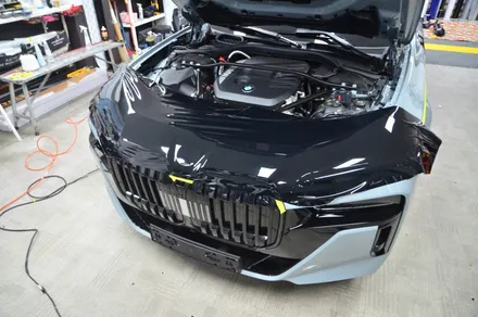 대전 카스킨 + 오렌지 카스킨 + BMW + 750 + 듀오톤 시공 + 전체 크롬죽이기 + 리보 블랙 PPF / 대전 유성구 원신흥동