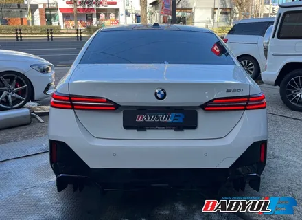 BMW G60 520i, 준비엘 브릴란테 튜닝인증가변배기 장착