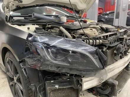 동탄 랩핑 / A45 AMG 랩핑 보험수리 진행 / 라이트필름 시공 / 동탄, 오산, 수원, 용인, 향남, 봉담, 평택