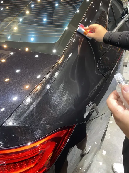 동탄 사고수리 PPF 유리막코팅 / 벤츠 CLS450 보험수리 라이트PPF , 유리막코팅 시공 / 동탄 산척동
