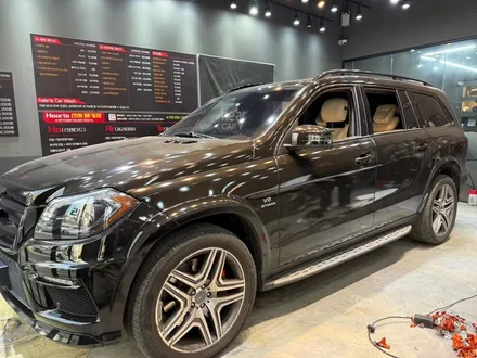 동탄 석회수 전체랩핑 / 벤츠 GL63 AMG 석회수 및 낙수 전체랩핑 제거 후 전체랩핑 재시공 / 동탄 산척동