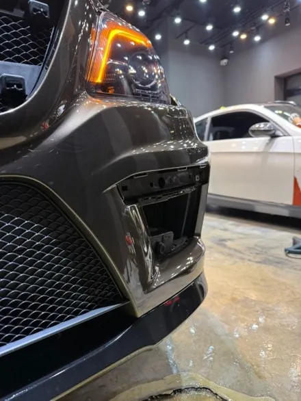 동탄 석회수 전체랩핑 / 벤츠 GL63 AMG 석회수 및 낙수 전체랩핑 제거 후 전체랩핑 재시공 / 동탄 산척동