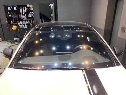 동탄 썬팅 / 벤츠 C63S AMG 전면 글라스틴트 산타나 썬팅 재시공 후기 / 동탄 산척동