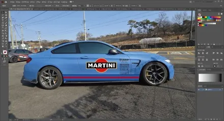 수원 평택 실사 데칼 F82 M4 전체 MARTINI(마티니) 실사데칼 시공 후기 THE K / 동탄 산척동