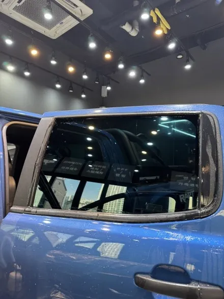 동탄 썬팅 PPF 유리막코팅 / 포드 레인져랩터 글라스틴트 레이니블루 전체재시공 생활보호PPF 전체유리막코팅 시공 후기 / 동탄 산척동