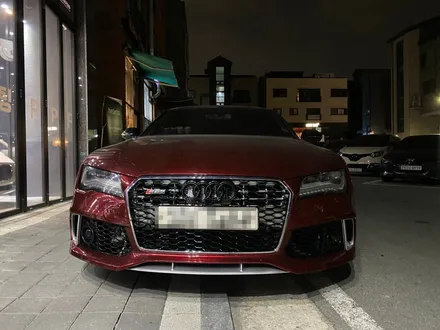 동탄 랩핑,컨버전 / 아우디 A7 RS7컨버전 타이니봇 쥬시 드레곤 레드 전체랩핑 / 동탄 산척동