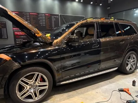 동탄 석회수 전체랩핑 / 벤츠 GL63 AMG 석회수 및 낙수 전체랩핑 제거 후 전체랩핑 재시공 / 동탄 산척동