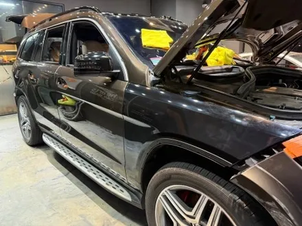 동탄 석회수 전체랩핑 / 벤츠 GL63 AMG 석회수 및 낙수 전체랩핑 제거 후 전체랩핑 재시공 / 동탄 산척동