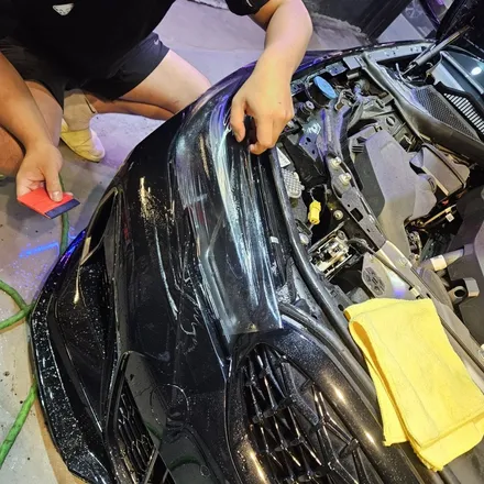 동탄 사고수리 유리막코팅 라이트 스모그PPF / BMW M340i 유리막코팅 라이트PPF 보험처리 / 동탄 산척동