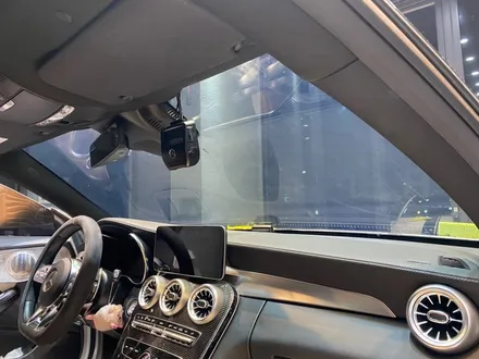 동탄 썬팅 / 벤츠 C63S AMG 전면 글라스틴트 산타나 썬팅 재시공 후기 / 동탄 산척동