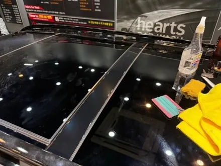 동탄 석회수 전체랩핑 / 벤츠 GL63 AMG 석회수 및 낙수 전체랩핑 제거 후 전체랩핑 재시공 / 동탄 산척동