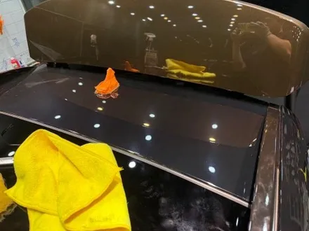 동탄 석회수 전체랩핑 / 벤츠 GL63 AMG 석회수 및 낙수 전체랩핑 제거 후 전체랩핑 재시공 / 동탄 산척동