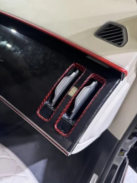 동탄 크롬죽이기 포인트 랩핑 / 벤츠 W223 S클래스 63AMG 바디킷 컨버전차량 전체크롬딜리트,포인트랩핑,실내랩핑 시공 / 동탄 산척동