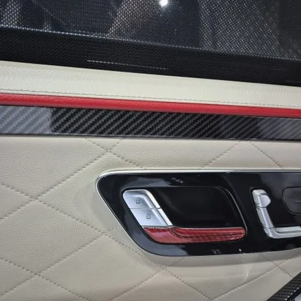 동탄 크롬죽이기 포인트 랩핑 / 벤츠 W223 S클래스 63AMG 바디킷 컨버전차량 전체크롬딜리트,포인트랩핑,실내랩핑 시공 / 동탄 산척동
