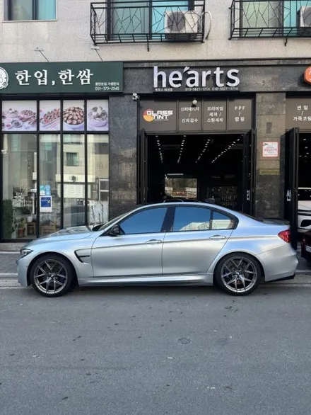 동탄 썬팅 PPF 유리막코팅 / 동탄 BMW M3(F80) 글라스틴트 레이니블루 전체 재시공,생활보호PPF,전체유리막코팅 시공 후기 / 동탄 산척동