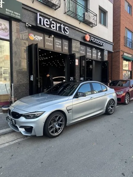 동탄 썬팅 PPF 유리막코팅 / 동탄 BMW M3(F80) 글라스틴트 레이니블루 전체 재시공,생활보호PPF,전체유리막코팅 시공 후기 / 동탄 산척동