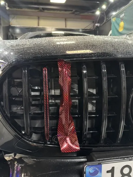동탄 크롬죽이기 포인트 랩핑 / 벤츠 W223 S클래스 63AMG 바디킷 컨버전차량 전체크롬딜리트,포인트랩핑,실내랩핑 시공 / 동탄 산척동