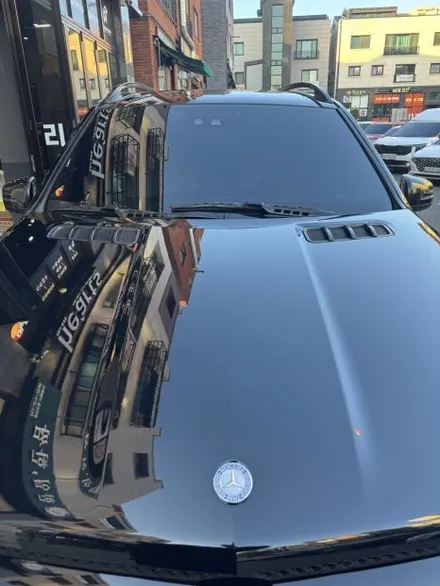 동탄 석회수 전체랩핑 / 벤츠 GL63 AMG 석회수 및 낙수 전체랩핑 제거 후 전체랩핑 재시공 / 동탄 산척동