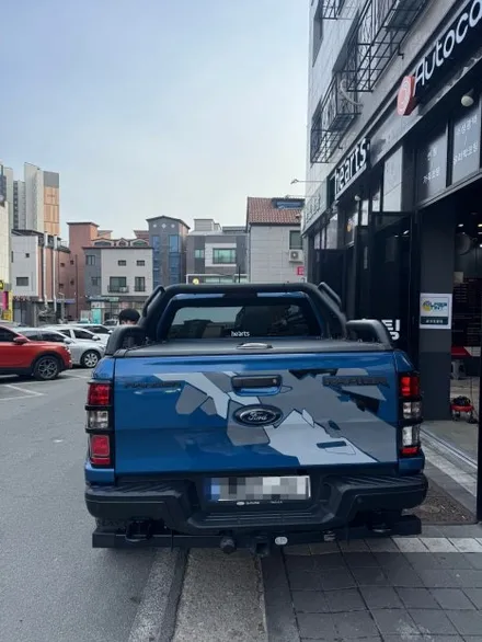 동탄 썬팅 PPF 유리막코팅 / 포드 레인져랩터 글라스틴트 레이니블루 전체재시공 생활보호PPF 전체유리막코팅 시공 후기 / 동탄 산척동