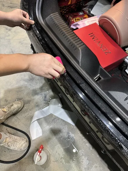 동탄 사고수리 PPF 유리막코팅 / 벤츠 CLS450 보험수리 라이트PPF , 유리막코팅 시공 / 동탄 산척동