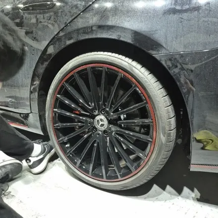 동탄 크롬죽이기 포인트 랩핑 / 벤츠 W223 S클래스 63AMG 바디킷 컨버전차량 전체크롬딜리트,포인트랩핑,실내랩핑 시공 / 동탄 산척동