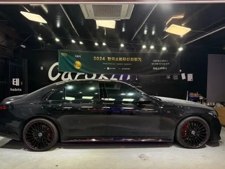 동탄 크롬죽이기 포인트 랩핑 / 벤츠 W223 S클래스 63AMG 바디킷 컨버전차량 전체크롬딜리트,포인트랩핑,실내랩핑 시공 / 동탄 산척동