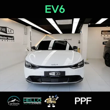 EV6 PPF 프론트패키지 생활보호 PPF 헬로오토 에서 했어요