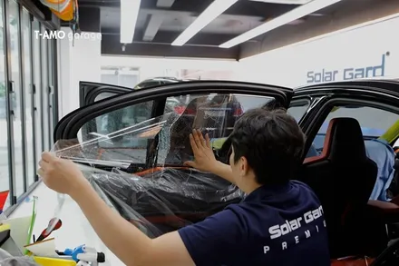 BMW F80 M3 썬팅 솔라가드프리미엄 퀀텀 재시공 신차검수는 신월점에서 받기
