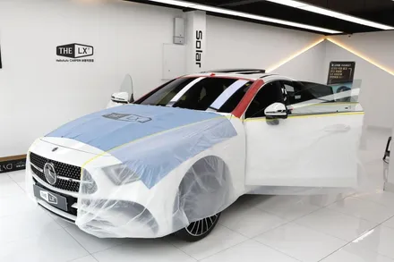 벤츠 CLS450 신차 썬팅 더엘엑스 LX 시공(솔라가드프리미엄)