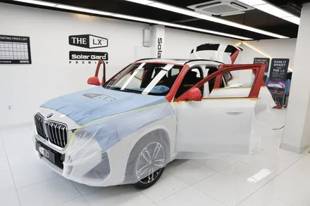 솔라가드 LX 가격 BMW 뉴 X1 시공 정보(헬로배터리)