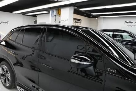 벤츠 V294 EQE SUV 크롬죽이기 작업으로 간단하게 드레스업 했어요.(카슈타인)