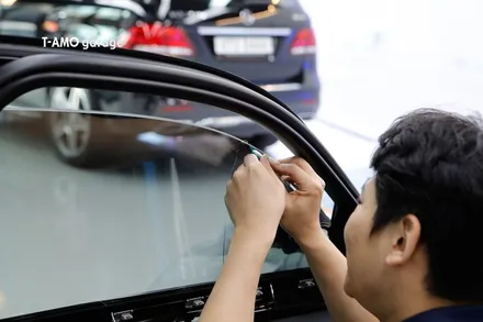 BMW F80 M3 썬팅 솔라가드프리미엄 퀀텀 재시공 신차검수는 신월점에서 받기