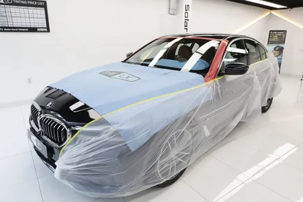 BMW 썬팅 더엘엑스 전면 LX40 측후면 LX25 여름 준비 완료!