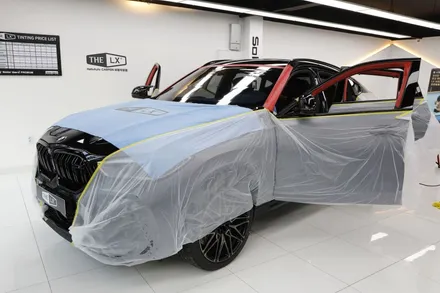 X6M 컴페티션 더엘엑스 퀀텀 BMW 썬팅(솔라가드프리미엄)
