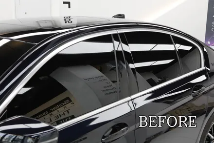부평 랩핑 BMW 530e 크롬죽이기 변신!