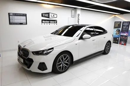 bmw i5 신차 출고 솔라가드 제니스ir 썬팅 전파간섭 걱정 없음(카슈타인)