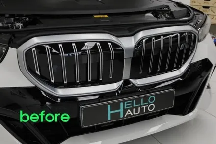 BMW 5시리즈 아이코닉글로우 그릴 랩핑(헬로오토)