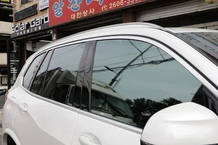 BMW썬팅추천 X5 30d 솔라가드프리미엄 퀀텀 시공 농도 시인성 완벽