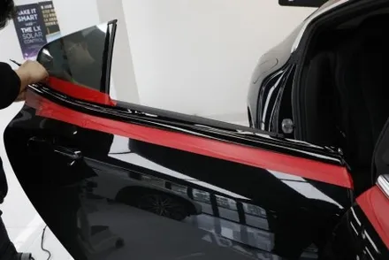 일산 bmw 크롬죽이기 M850i 크롬딜리트 랩핑(헬로배터리)